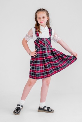 Сарафан с регулируeмыми лямками на молнии