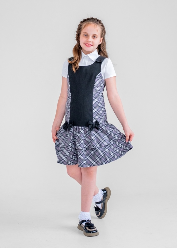 Сарафан с декоративными бантами фото 2